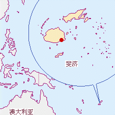 斐济国土面积示意图
